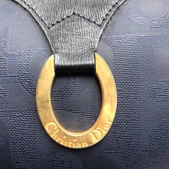 CHRISTIAN DIOR DUFFLE BAG VINTAGE NAVY FINAL SALE - Picture 5 of 8